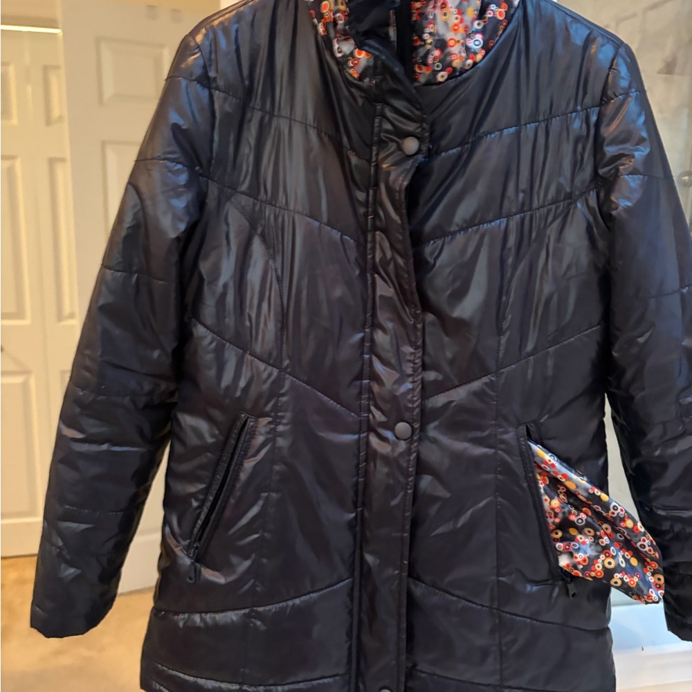 Stylish Black Quilted Women's Jacket